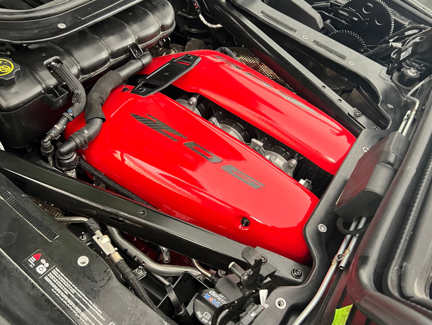 Custom Painted LT6 Intake Manifold Covers