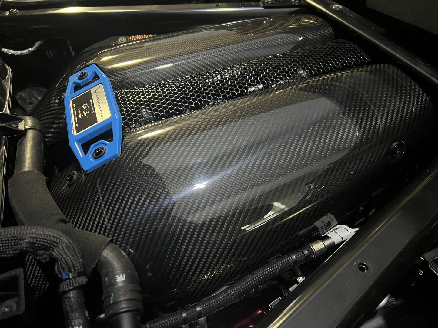 Carbon Fiber LT6 Engine Intake Manifold Covers