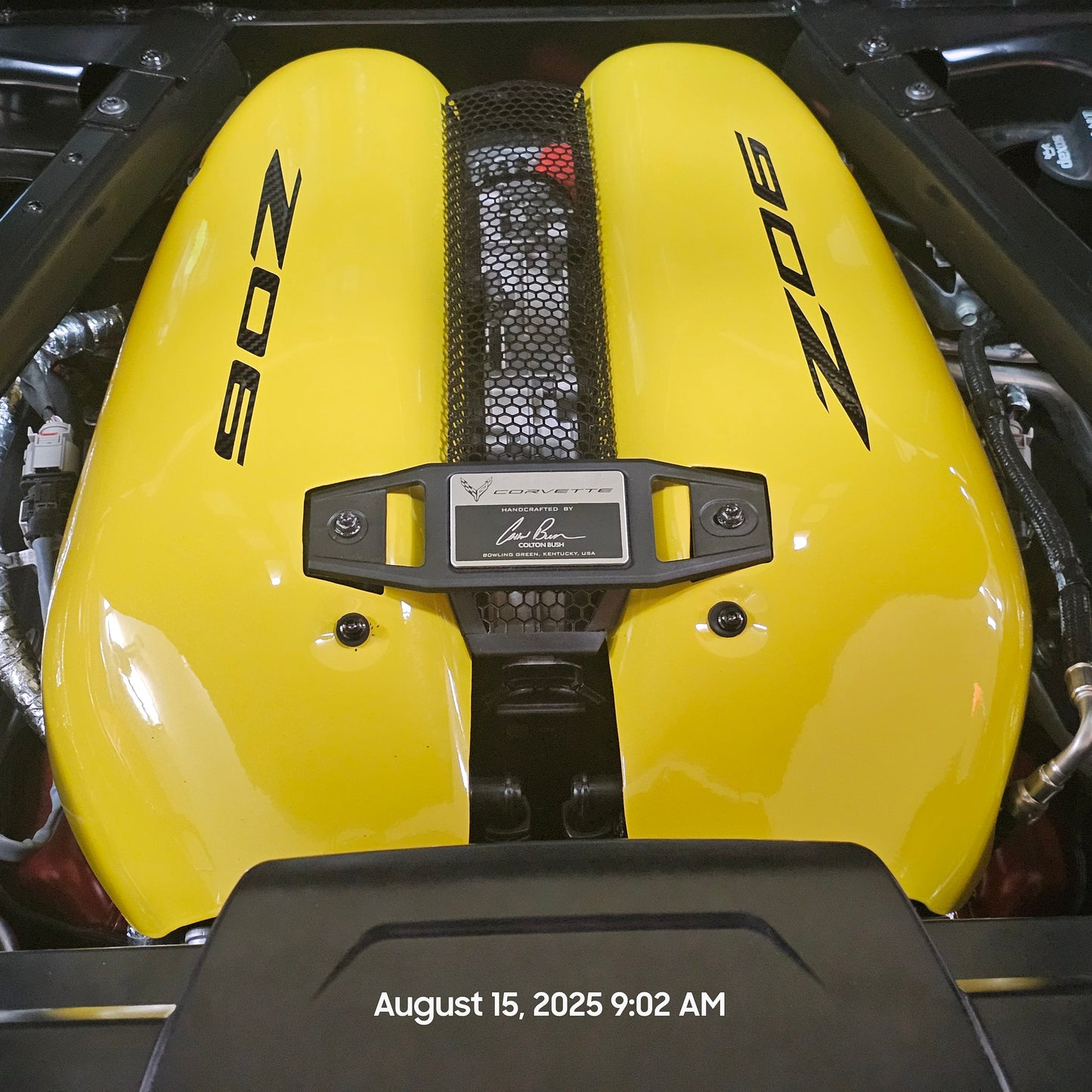 Custom Painted LT6 Intake Manifold Covers