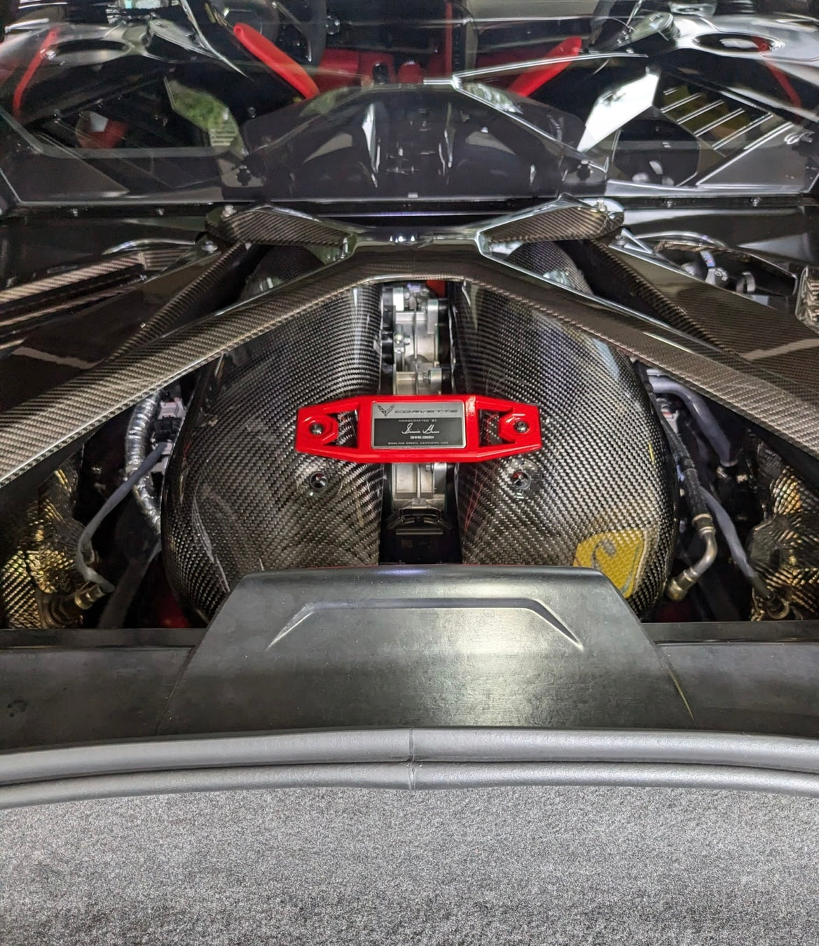 Carbon Fiber LT6 Engine Intake Manifold Covers