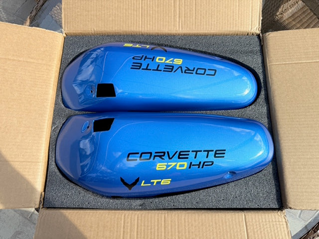 Custom Painted LT6 Intake Manifold Covers